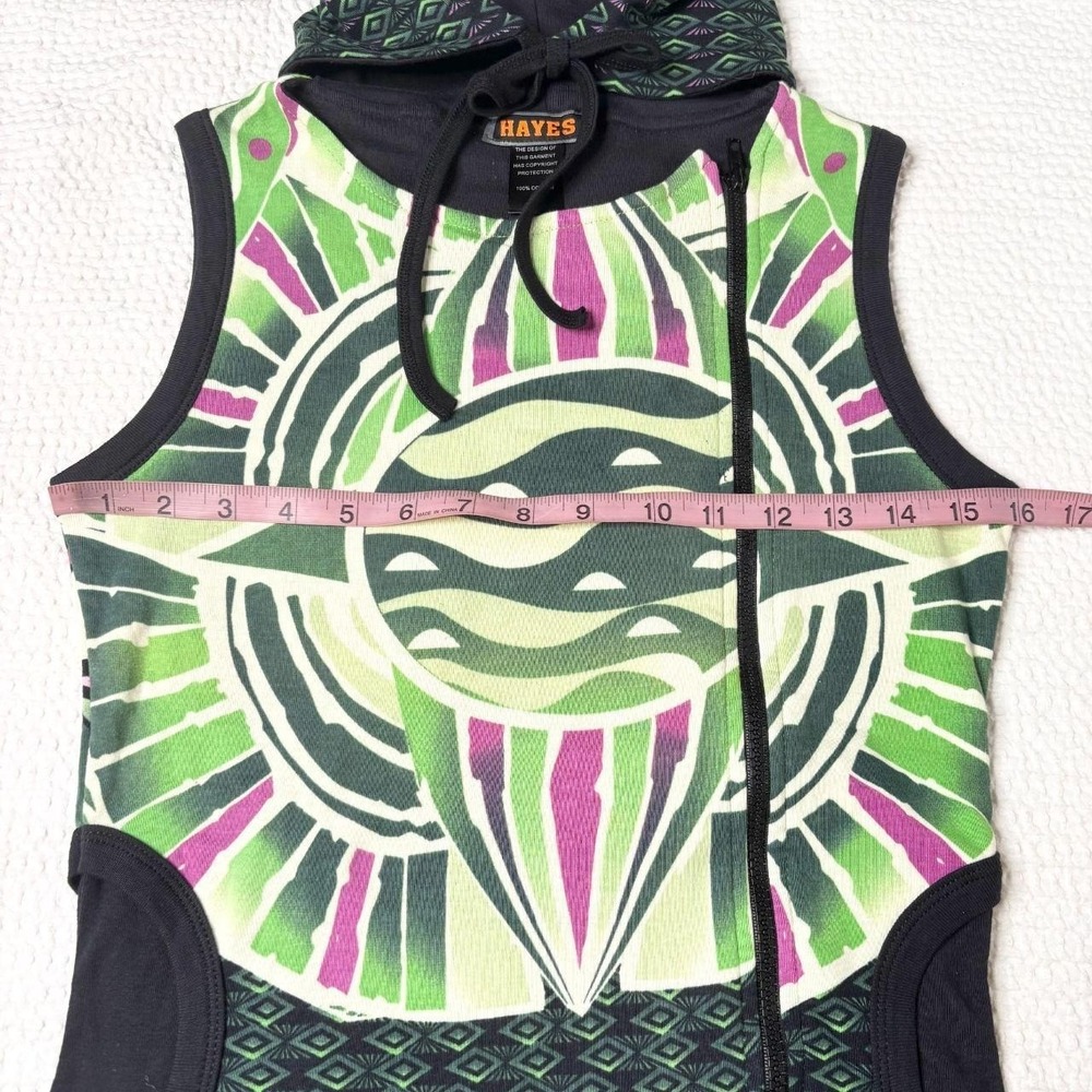 deadstock Hayes rare graphic euro mini dress - Picture 6 of 8
